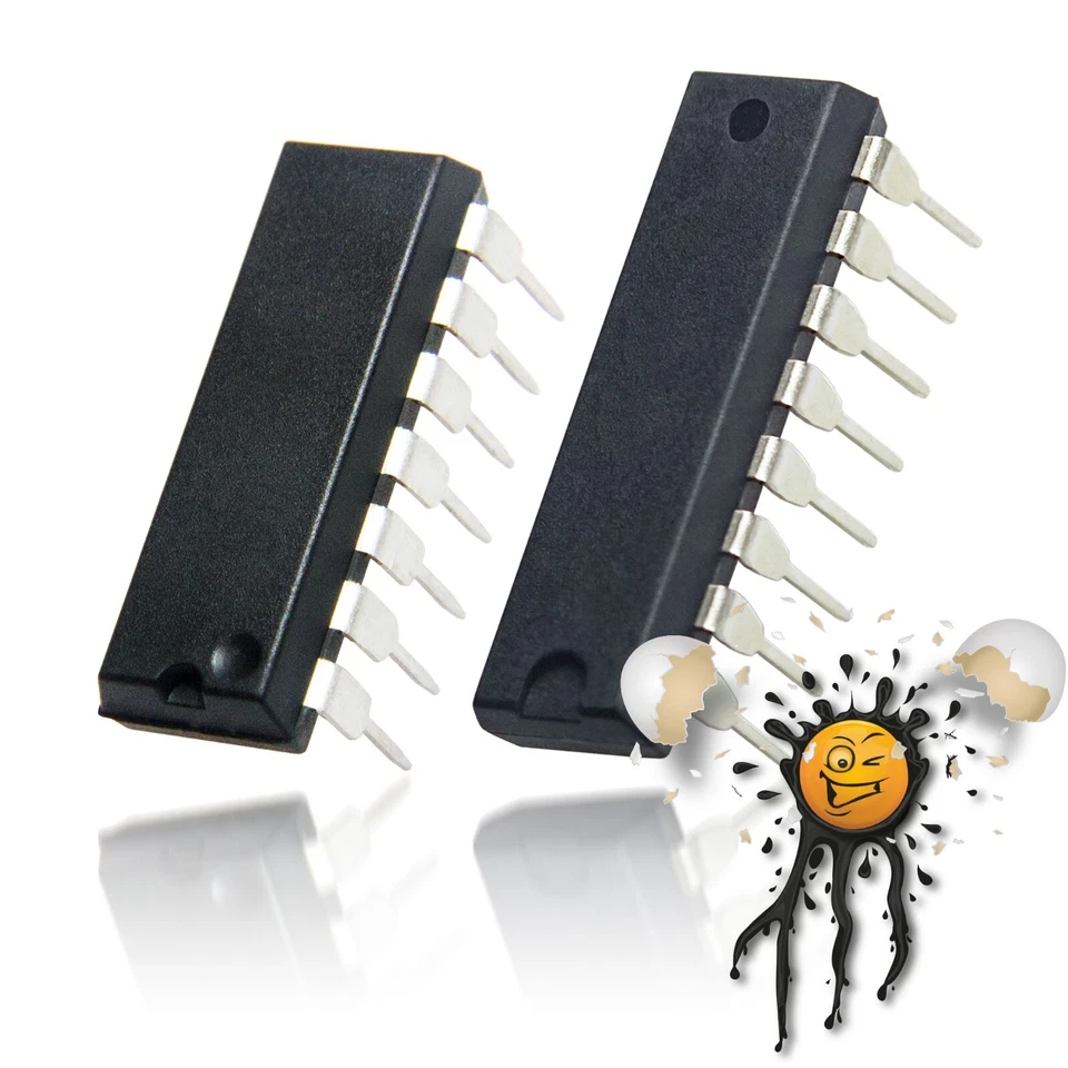 2 unidades multiplexor CD4028 CD4040 CD4060 CD4066 CD4069 CD4071 IC Foto 1 de 1