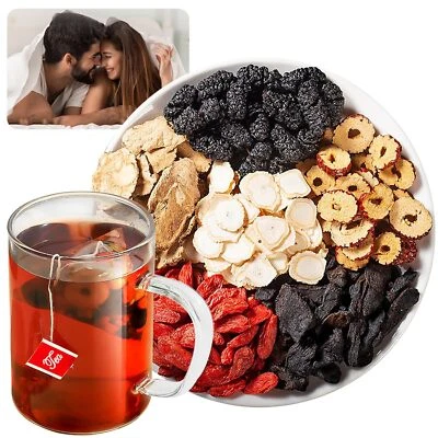 Natural Tea Formula Ginseng Five Treasure Tea, Kidney Tea Chinese Herbal Tea USA - Image 1 of 4
