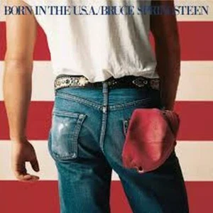 BRUCE SPRINGSTEEN Born in the USA BANNER 3x3 Ft Fabric Poster Flag album art - Picture 1 of 3