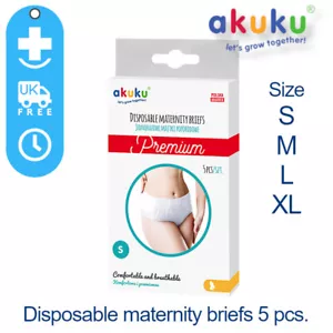 Disposable Maternity BRIEFS hospital knickers prenatal postpartum underpants - Picture 1 of 16