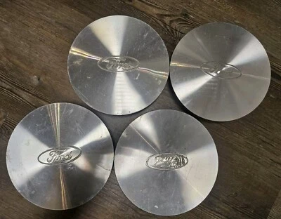 Ford E150 Econoline Van 1993-2003 juego de 4 tapas centrales mecanizadas FoMoCo OEM Foto 1 de 4