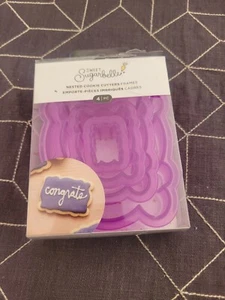 Sweet Sugarbelle FRAMES Nested Cookie Cutters 4 Piece Set - Picture 1 of 2