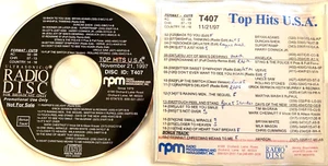 11/21/97 TOP HITS USA DIGITAL RADIO PROGRAMMING SERVICE: STING, VERVE, UNCLE SAM - Picture 1 of 1