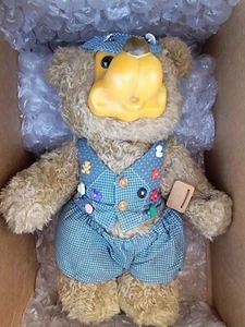 Robert Raikes 1997 Knöpfe Holzbär 11 Zoll Plüschpuppen limitierte Auflage #810/1000 - Bild 1 von 14