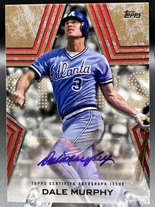 2023 TOPPS SERIES ONE DALE MURPHY #BSA-DMU GOLD BASEBALL STARS AUTO /50 BRAVES - Picture 1 of 2