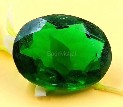 IGL Faceted Oval Cut Green Moldavite 121 Ct Czech Republic Best Offer NOW! EUW - Image 1 of 4