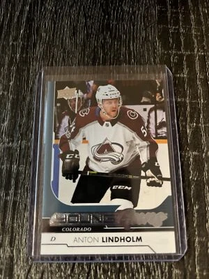 2017-18 Upper Deck #456 Anton Lindholm YG RC Rookie Avalanche - Image 1 of 2
