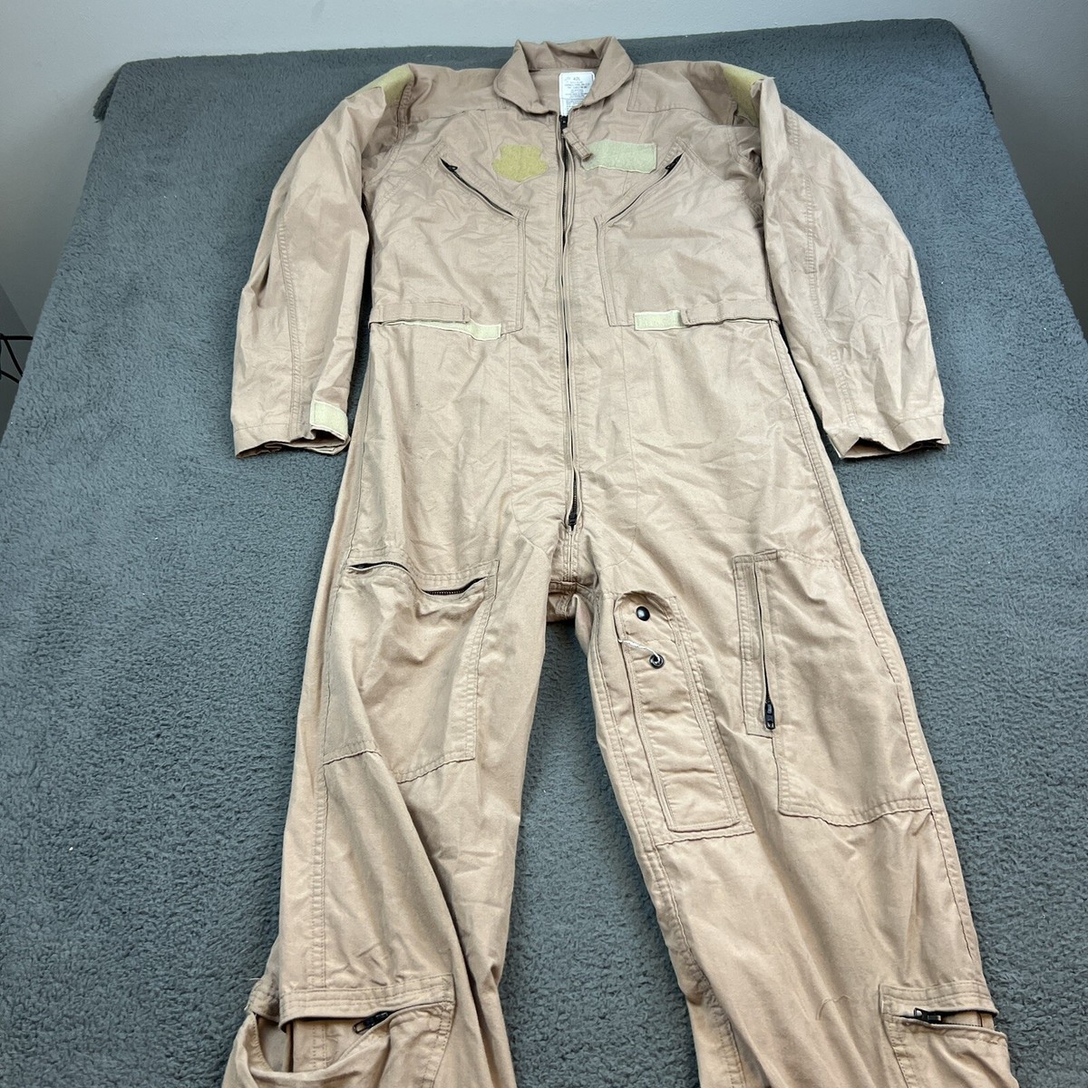 Grey Flight Suit US AIR FORCE NOMEX FIRE RESISTANT FLIGHT SUIT CWU