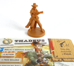 ZOMBICIDE: Undead Or Alive THADEUS Mini y Tarjeta ¡NUEVO!! - Imagen 1 de 3
