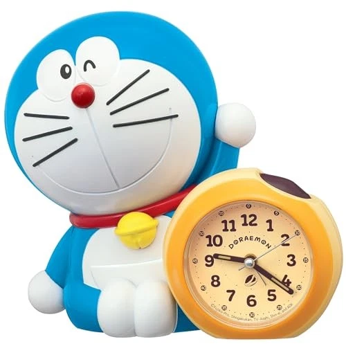 SEIKO JF387A Doraemon Clock Alarm Clock Talking Alarm 7.2 x 7.9 x 5.2 inches - Image 1 of 4
