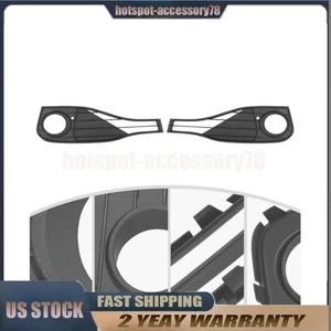 Set of 2 For 2014-2020 BMW 428i 435i 430i 440i Front Bumper Fog Light Bezels - Picture 1 of 20