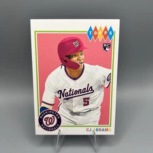 2022 Topps Brooklyn Collection #18 CJ Abrams RC Nationals Rookie - Bild 1 von 2