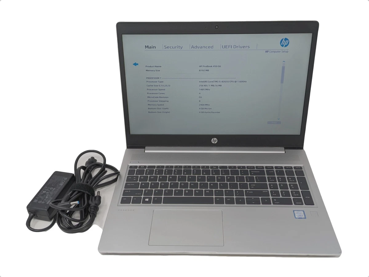 HP ProBook Intel Core i5 8th Gen. PC Laptops & Netbooks 256 GB SSD