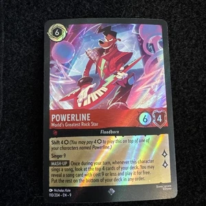 Powerline - World's Greatest Rockstar 110/204 Disney Lorcana Super Rare Fabled - Bild 1 von 2
