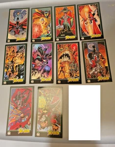 Lote 10 tarjetas base Image Comics Wildstorm Spawn Widevision 1995 con lista de verificación - Imagen 1 de 10