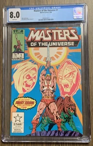 Masters of the Universe 1 CGC 8.0 White Pages Star/Marvel He-Man, May 1986 (d3) - Picture 1 of 5