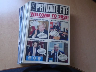 Private Eye - 24 different issues from 2021. See pics below. - Image 1 of 4