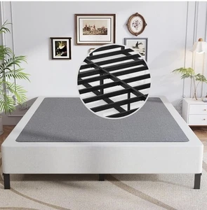 OSASET Queen Box Spring, 9 Inches, Heavy Duty Metal Bed Frame Supports 3000ibs - Picture 1 of 12