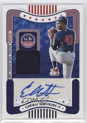 2024 Panini Stars and Stripes Materials Signatures Eldridge Armstrong III Auto - Image 1 of 2