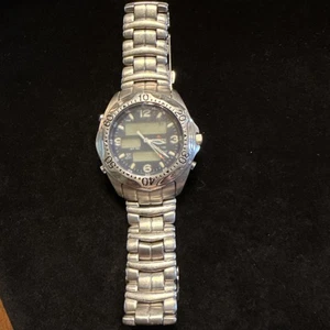 Citizen Pro master Stainless Steel Digital Watch Non-working (Lot# 577) - Picture 1 of 7