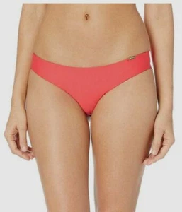 $182 Luli Fama Women's Red Noche De Sevilla Lace Trim Bikini Bottom Swimwear M - Picture 1 of 2