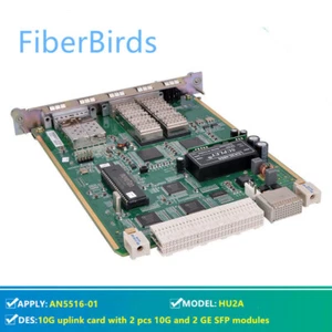 Scheda uplink Fiberhome 10G HU2A con 2 pezzi moduli 10G e 2 GE SFP per OLT - Foto 1 di 2