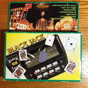 Vintage Electronic Blackjack Handheld Mini Casino 1994 Watary Industries - Bild 1 von 4