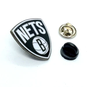 BROOKLYN NETS PIN Basketball NBA Team Gift Enamel Hat Backpack Lapel Brooch - Picture 1 of 4