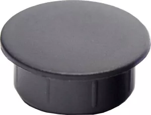 10x cover plugs for hole 10 mm black plastic blind plugs cover caps - Picture 1 of 8