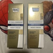(Menge 2) RoC Retinol Anti-Aging + straffende Feuchtigkeitscreme für Nachtgesicht, 1 Flüssigunze, Neu