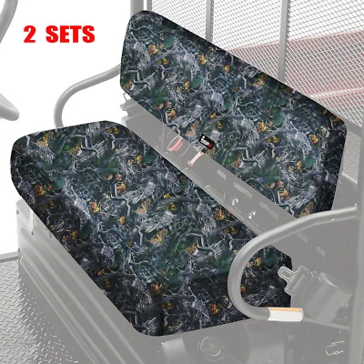 2 Sets UTV Seat Covers For Kawasaki Mule 3000/3010/4000/4010 2001-2022 Camo 4X4 - Изображение 1 из 4