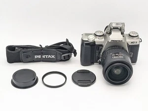 [N MINT Pentax MZ-3 Silver SLR Film Camera+smc Pentax-FA 28-70mm from Japan - Picture 1 of 21
