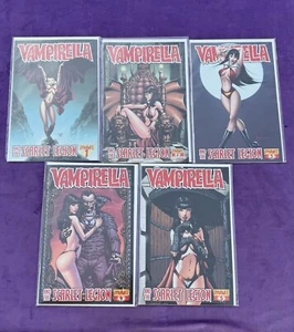 VAMPIRELLA AND THE SCARLETLEGION #1-5 Dynamite Comics Lot of 5 - Picture 1 of 10
