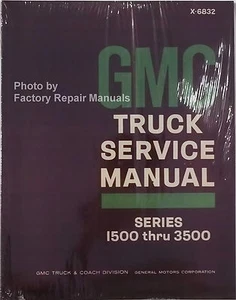1968 GMC Truck Van Suburban 1500-3500 Factory Shop Service Repair Manual Reprint - Picture 1 of 3