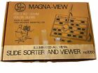 Vintage Logan Magna-View 35mm 2”X2” Color Slide Sorter & Viewer Model No.1050
