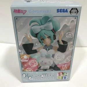 SEGA Hatsune Miku CINNAMOROLL Premium Chokonose Figura SANRIO - Foto 1 di 2