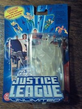 Martian Manhunter (clear figure) - Justice League Unlimited - MOC 2004 Variant
