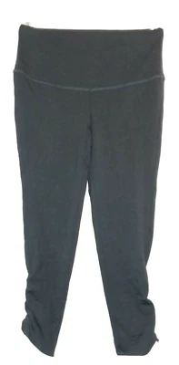 Новый CHICO'S Zenergy брюки размер S 4/5 (0) черный так похудения собранными в Рюш укороченные леггинсы - Изображение 1 из 3