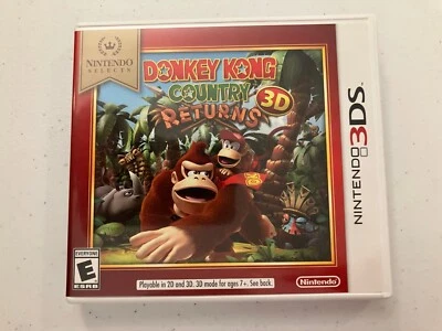 Donkey Kong Country Returns 3D: Nintendo Selects (3DS, 2016) CIB and Tested - Image 1 of 4