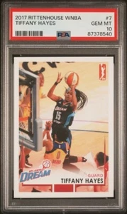 2017 Rittenhouse WNBA Tiffany Hayes PSA 10 UCONN Huskies Las Vegas Aces - Picture 1 of 2
