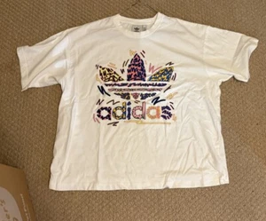 Adidas Unisex Love Unites Trefoil Tee Weiß XL Mehrfarbig Pop, Art, Grafik - Bild 1 von 3