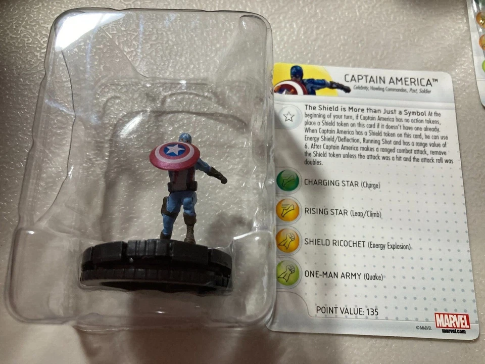 WizKids Marvel Heroclix Capitán América El Soldado de Invierno #012 Capitán América Foto 1 de 1