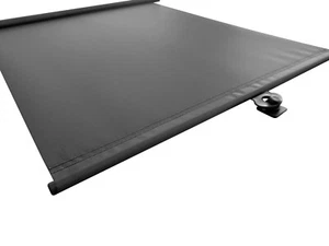 Retractable Roof Vent Blind Dark Grey Caravan Motorhome Rv Skylight Hatch Shade - Picture 1 of 1