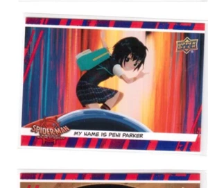 2022 UD Marvel Spider-Man INTO THE SPIDER-VERSE Peter Parker Red Card # 53 - Picture 1 of 2