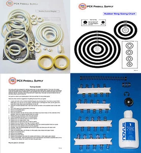 1977 Zaccaria Nautilus Pinball Machine Tune-up Kit - ¡Incluye kit de anillo de goma! - Imagen 1 de 1
