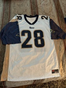 Nike NFL St Louis Rams #28 Marshall Faulk Jersey Men’s XL - Picture 1 of 2