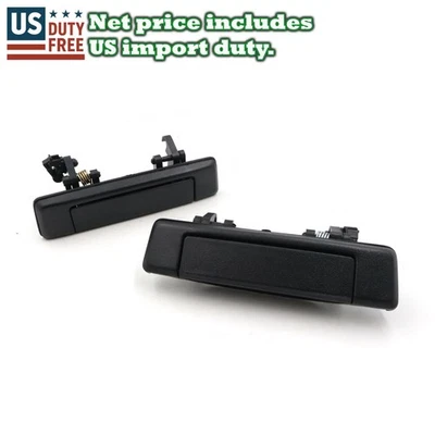 Outer Black Door Handle Set Fit 85-98 Mazda pickup Truck B2000 B2200 B2600 Bravo - Imagem 1 de 4