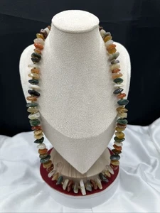 Vtg Multicolored Stones Necklace. Nice. Refined. See pics. - Picture 1 of 10