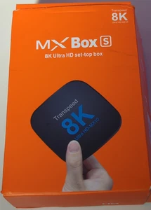 MX Box S 8K Streaming Media Player Android TV Smart Wireless Global WiFi - Bild 1 von 6