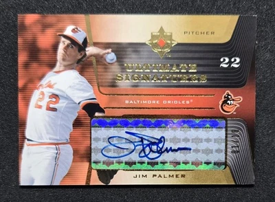2004 Upper Deck Ultimate Jim Palmer Ultimate Signatures Gold Auto 01/10 ORIOLES - Image 1 of 2
